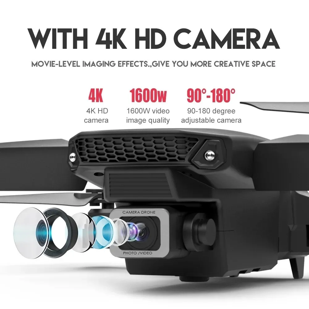 E88Pro 4K Foldable RC Drone 2
